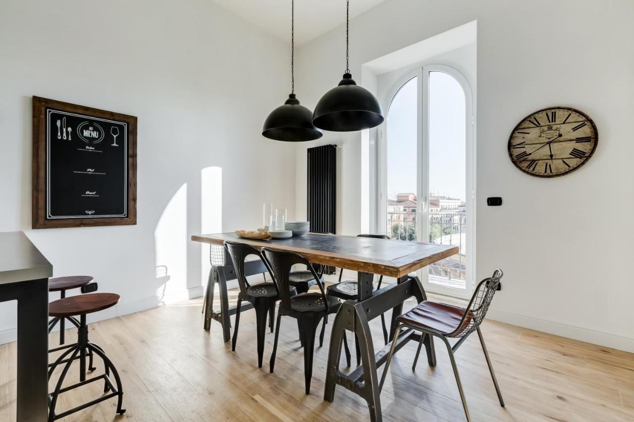 Bmga L Glam Industrial 3-Bed Apartment In Termini 로마 외부 사진