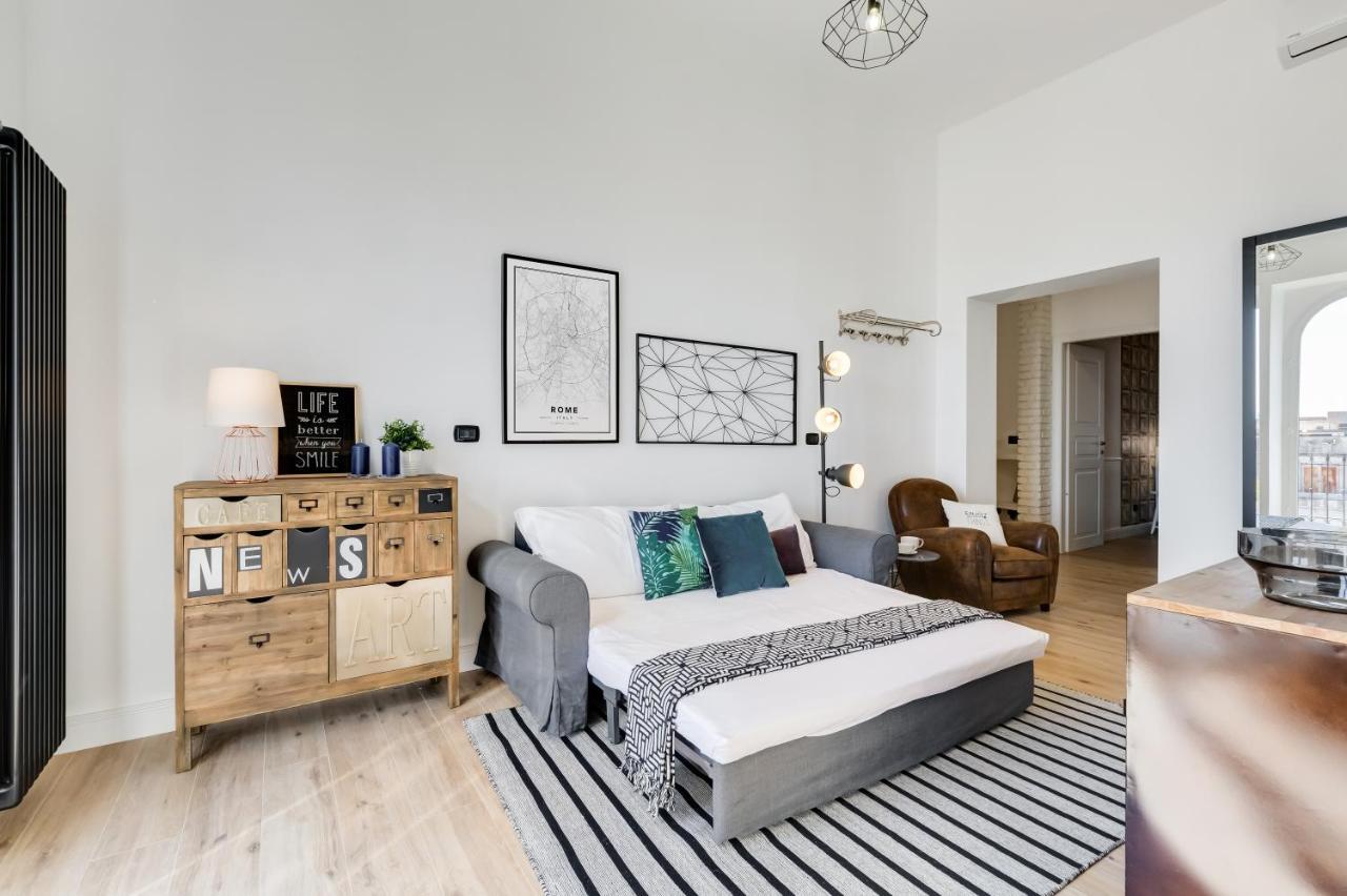 Bmga L Glam Industrial 3-Bed Apartment In Termini 로마 외부 사진