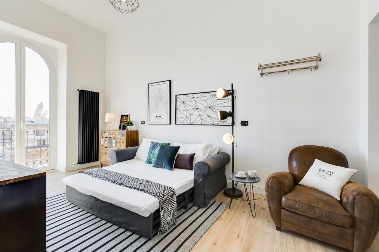 Bmga L Glam Industrial 3-Bed Apartment In Termini 로마 외부 사진